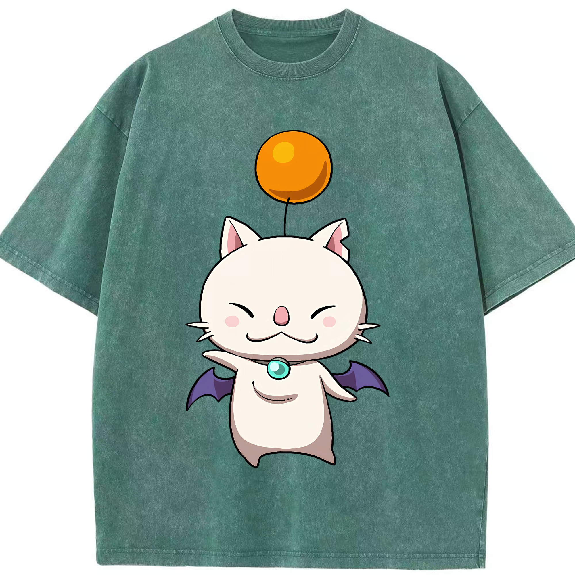 （画像用） 妖怪ウォッチ Yo-kai Watch 綿100% ヴィンテージ風 半袖Tシャツ（フロントプリント）